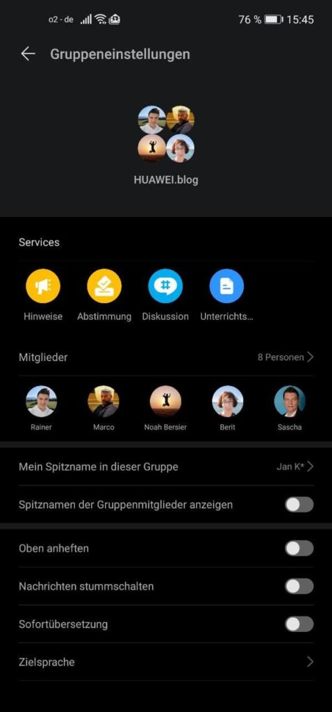 HUAWEI Link Now - Ersatz für WhatsApp? 5