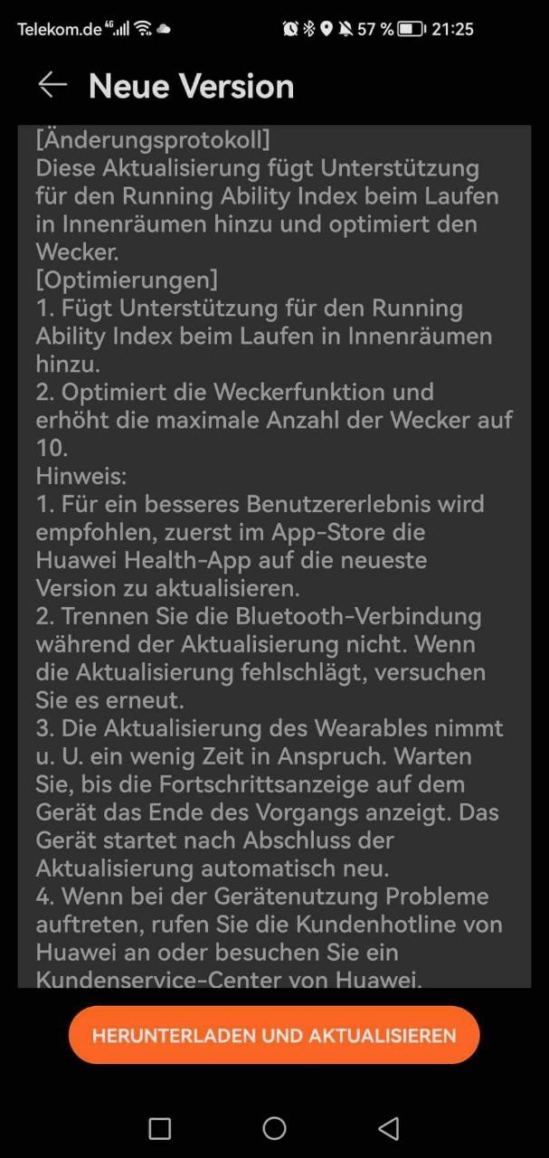 HUAWEI Watch GT 3 Pro Firmware Übersicht 5 HUAWEI Watch GT 3 Pro Firmware